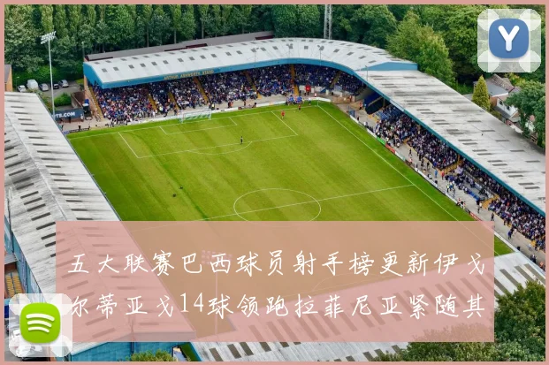五大联赛巴西球员射手榜更新伊戈尔蒂亚戈14球领跑拉菲尼亚紧随其后