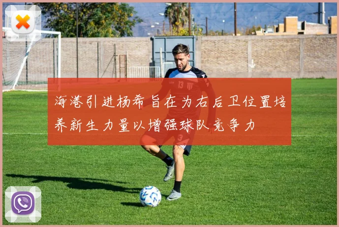海港引进杨希旨在为右后卫位置培养新生力量以增强球队竞争力